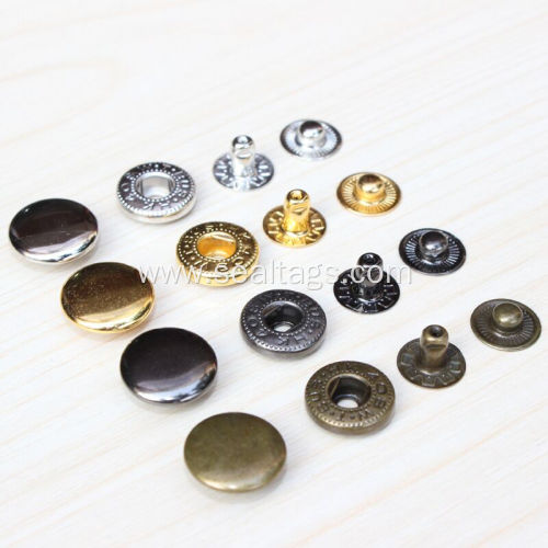 High quality brass snap buttons for garments